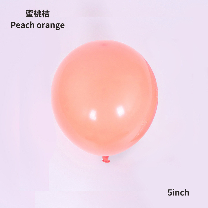 Al por mayor, globos naranja de melocotón de 5 pulgadas, 10 pulgadas, 12 pulgadas, 18 pulgadas, globos de melocotón de agua personalizados, decoración de fiesta