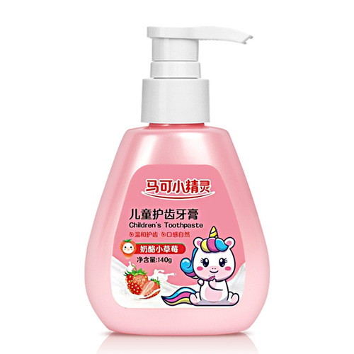 Marco Elf children's toothpaste wholesale baking soda children's toothpaste 6-12 years old containing fluoride and anti-cavity push type