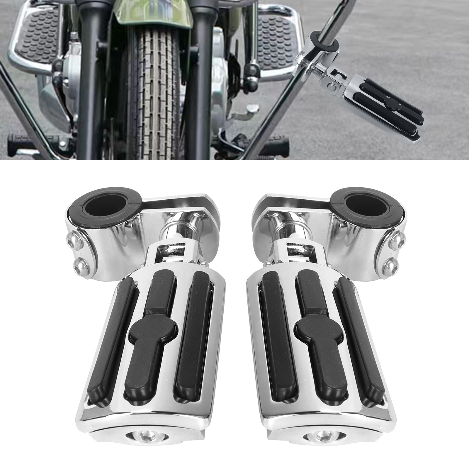 Motorcycle Accessories for Harley-Davidson Universal Modification: Bumper Guard Bar, Footrest, Rest Footrest, Foot Pedal