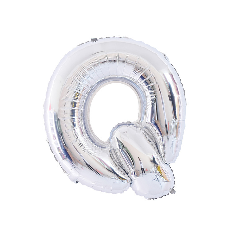 32 pulgadas 40 pulgadas 16 pulgadas inglés carta globo de aluminio fiesta de cumpleaños decoración de la boda papel de aluminio globo escena diseño