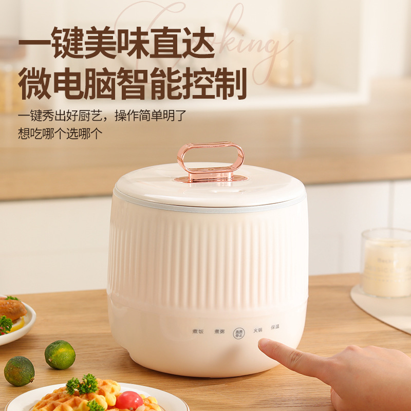 迷你电饭煲家用厨房小型多功能电饭锅学生宿舍智能蒸煮锅礼品代发|undefined