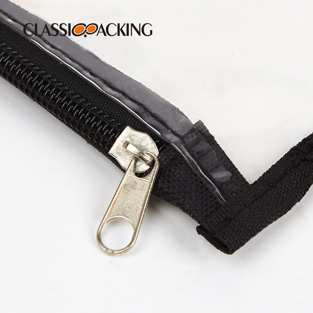 Fábrica al por mayor bolsa de almacenamiento de PVC de gran capacidad impermeable portátil suministros de belleza bolsa de almacenamiento bolsa de cremallera multifuncional