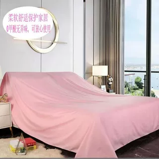 防尘盖布沙发套罩防尘布宿舍桌子床防尘布背景多功能布艺