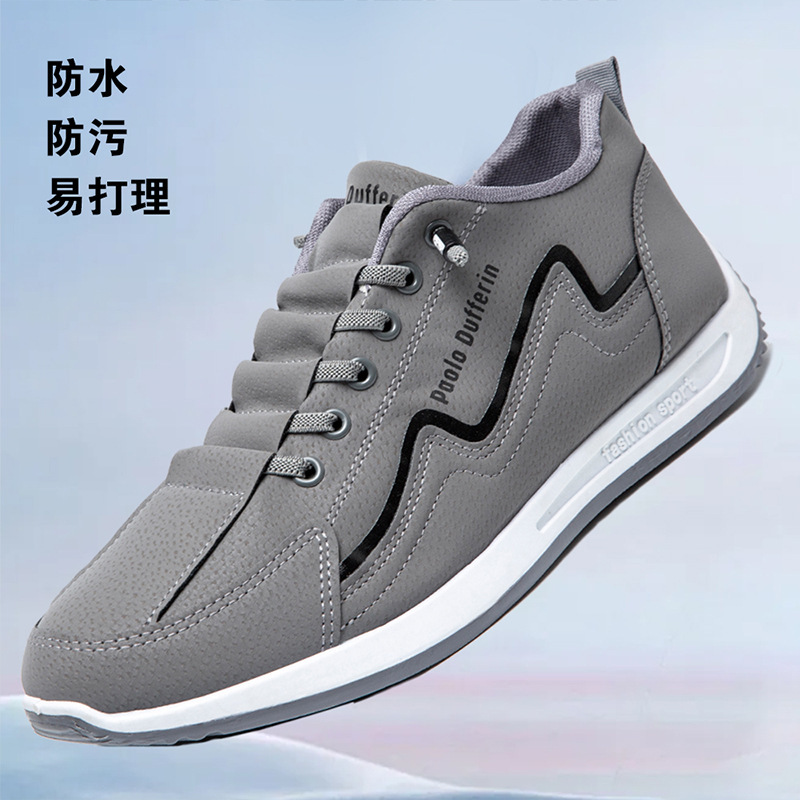 Calzado deportivo transfronterizo de talla grande para hombre, zapatos casuales cómodos y transpirables para hombre, suela suave, zapatos para correr para jóvenes de moda