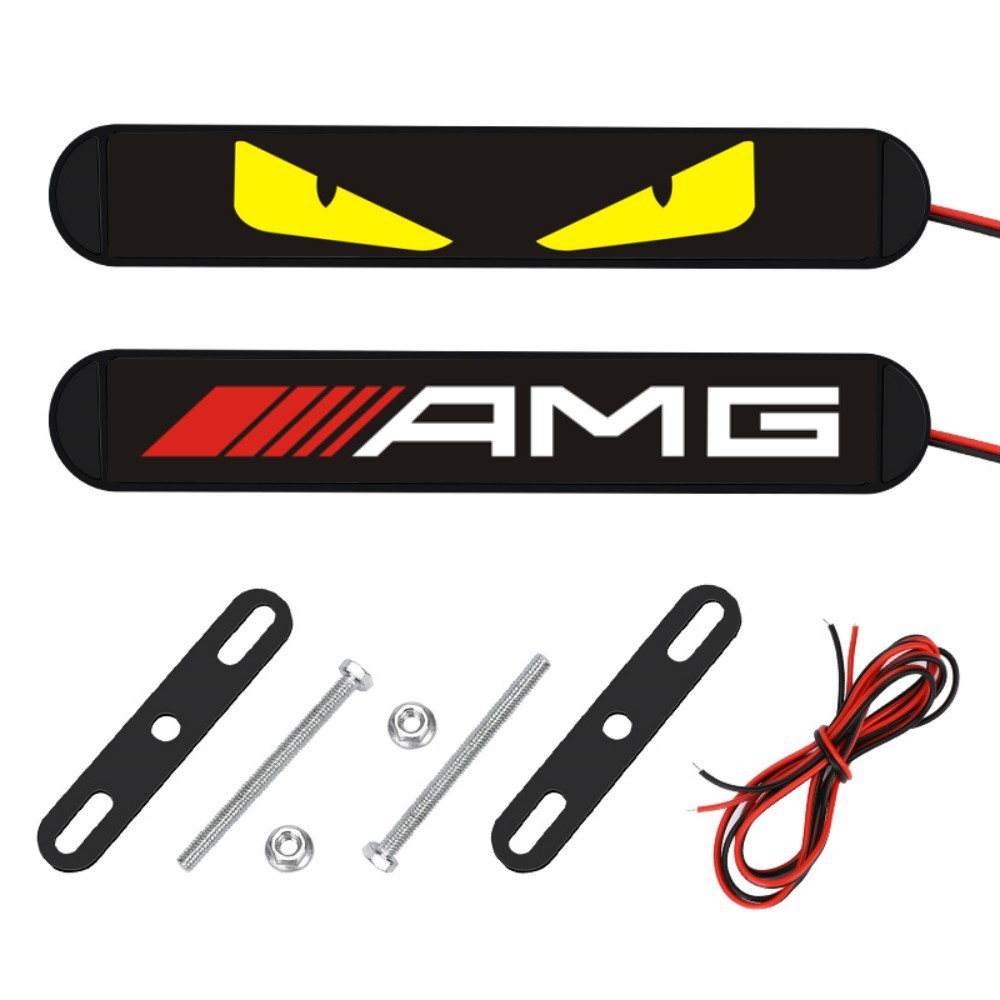 Nuevo automóvil parrilla delantera colorida lámpara de red media LED CAMRY / VIOS luz diaria universal lámpara de red media pequeña