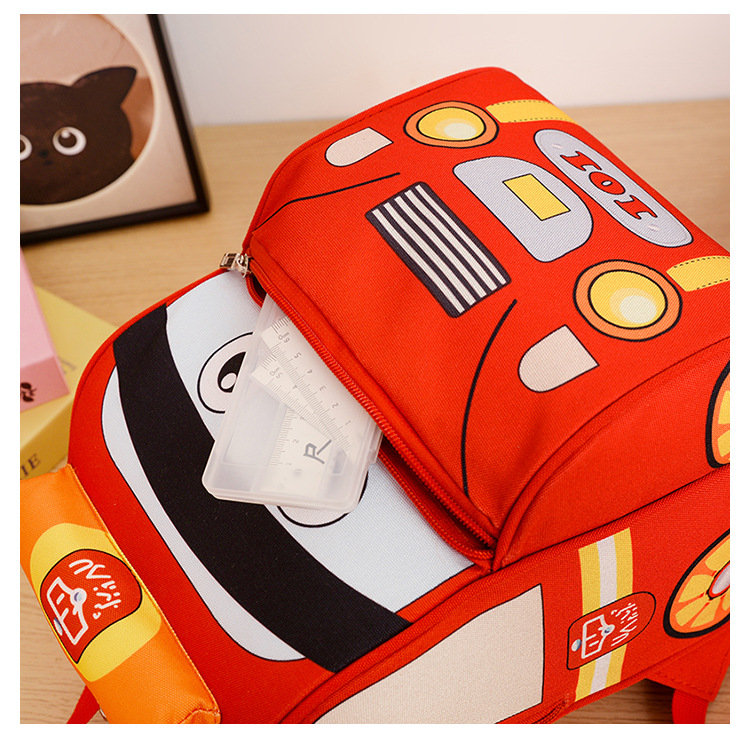 Unisexo Grande Nylon Dibujos Animados Lindo Cuadrado Cremallera Mochila Con Cremallera display picture 33