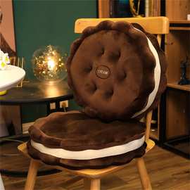 跨境巧克力饼干抱枕毛绒玩具办公室午睡枕靠垫沙发靠枕玩偶批发
