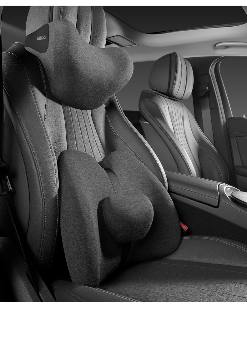 Car Massage Lumbar Support Driving Waist Protector Cushion Lumbar Pillow Backrest Pad Car Seat Lumbar Support