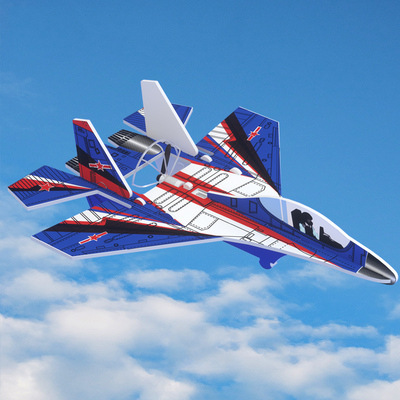 Su27 Mano Eléctrica lanzar aviones de carga USB swing planeador Su35 luchador niños aviones de espuma al por mayor