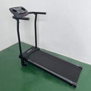 Household Ultra-Quiet Easy-To-Fold Small Walking Machine with Armrests for Home Fitness