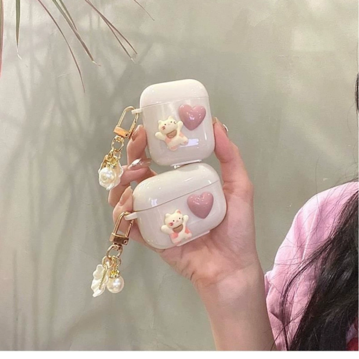 Защитный чехол для Apple, совместимый симпатичный наушники, bluetooth, 2