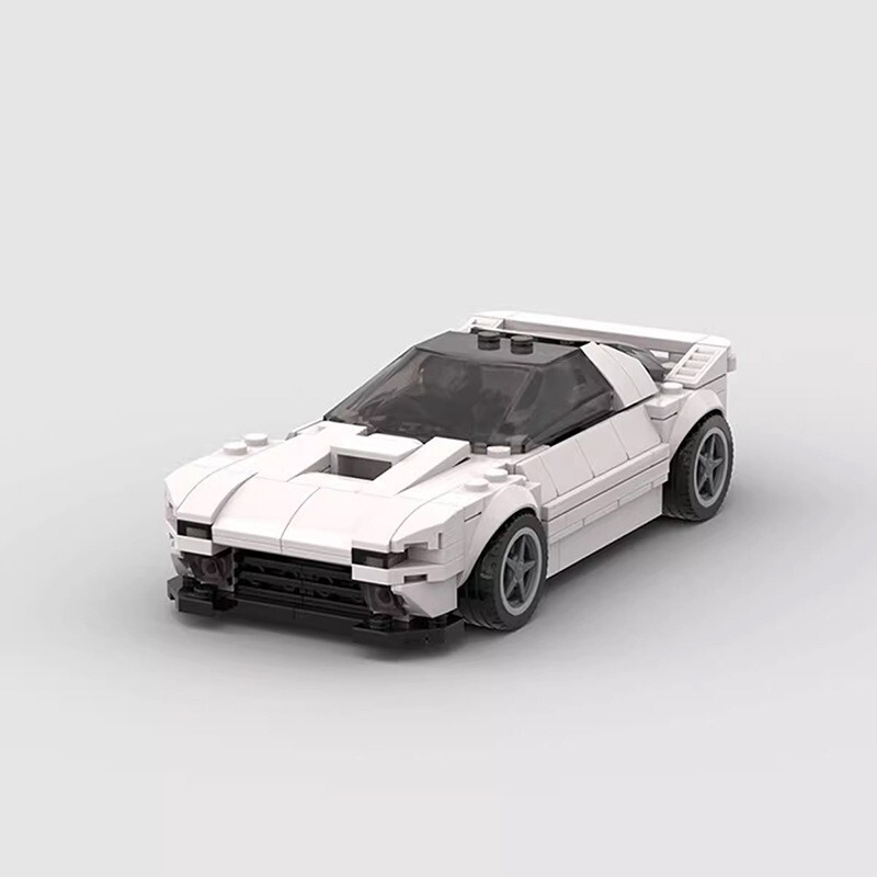 MOC Building Blocks Car Assembled Compatible with Lego Mazda RX7FC3S Sports Car Racing Boy Model Ornaments Gift