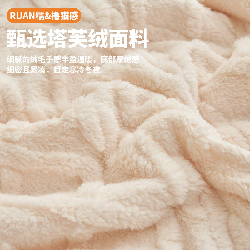 Explosiones transfronterizas de manta de torreta de lana de coral doble capa gruesa manta pequeña manta de lana de cordero siesta manta de sofá manta
