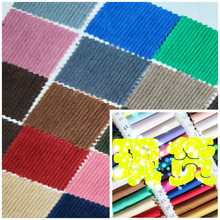 欧棉绒16条现货货源全涤16坑经编欧棉绒手感好的灯芯条柔软灯芯绒