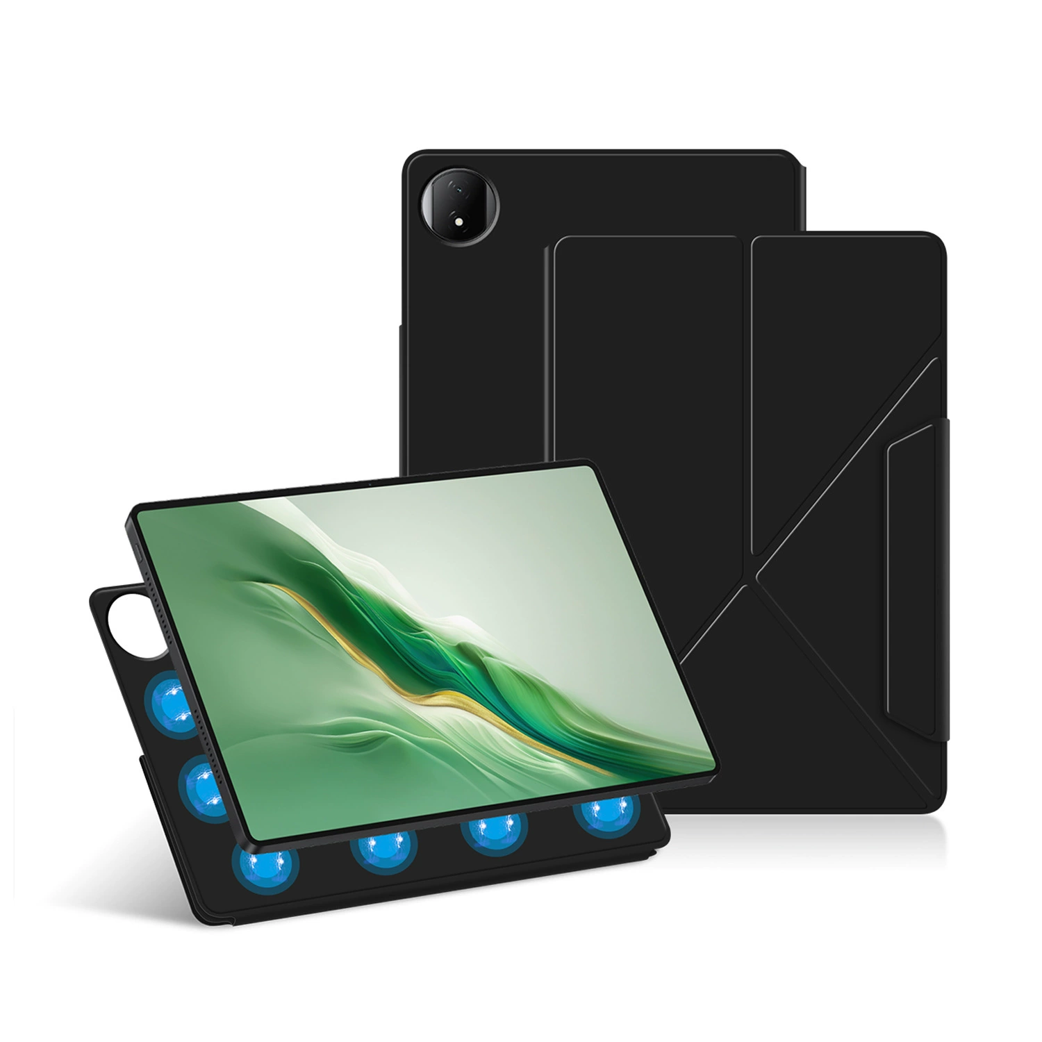 Подходит для планшета Honor GTpro MagicPad 3/2 защитный кейс с деформируемым магнитным замком на 12,3 дюйма, кожаный чехол