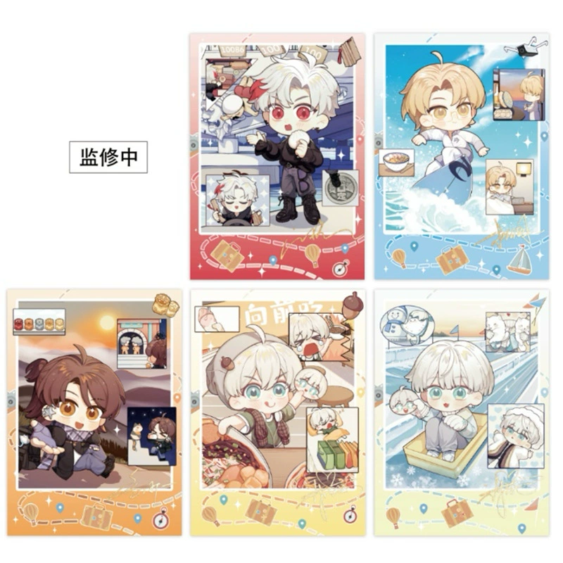 【Оригинальная версия】Gu Niang Travel Diary Series Polaroid Blind Box Badge Blind Drawing Two-dimensional Peripheral