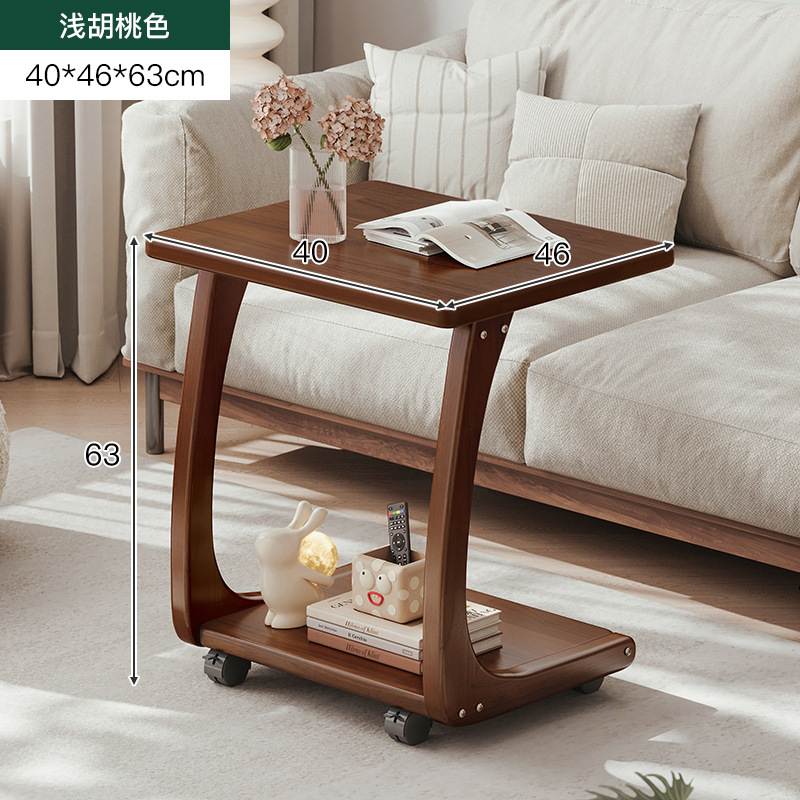 [올원목-고무나무] 40cm-라이트월넛색상