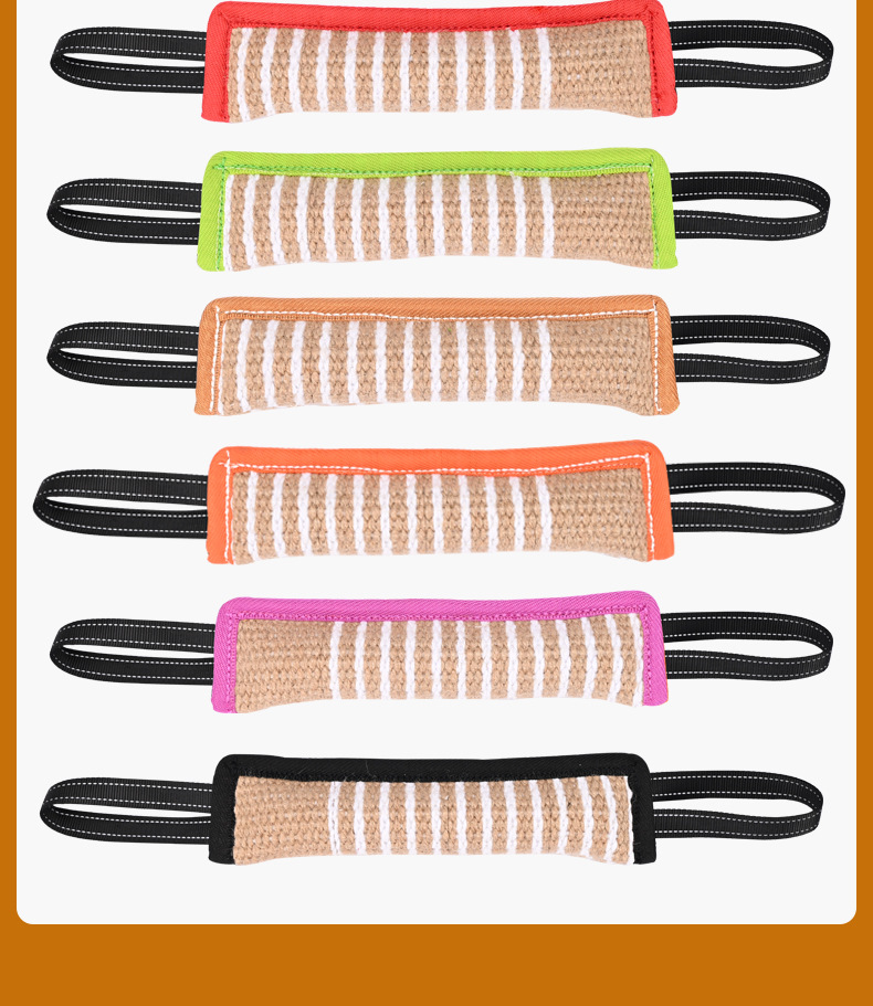 Durable Jute Dog Training Tug Toy And Pull Stick For Pet Agility_voghion.com