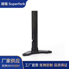 跨境新品适用8寸10寸电动滑板车前叉配件螺纹竖管带下连板 限位孔