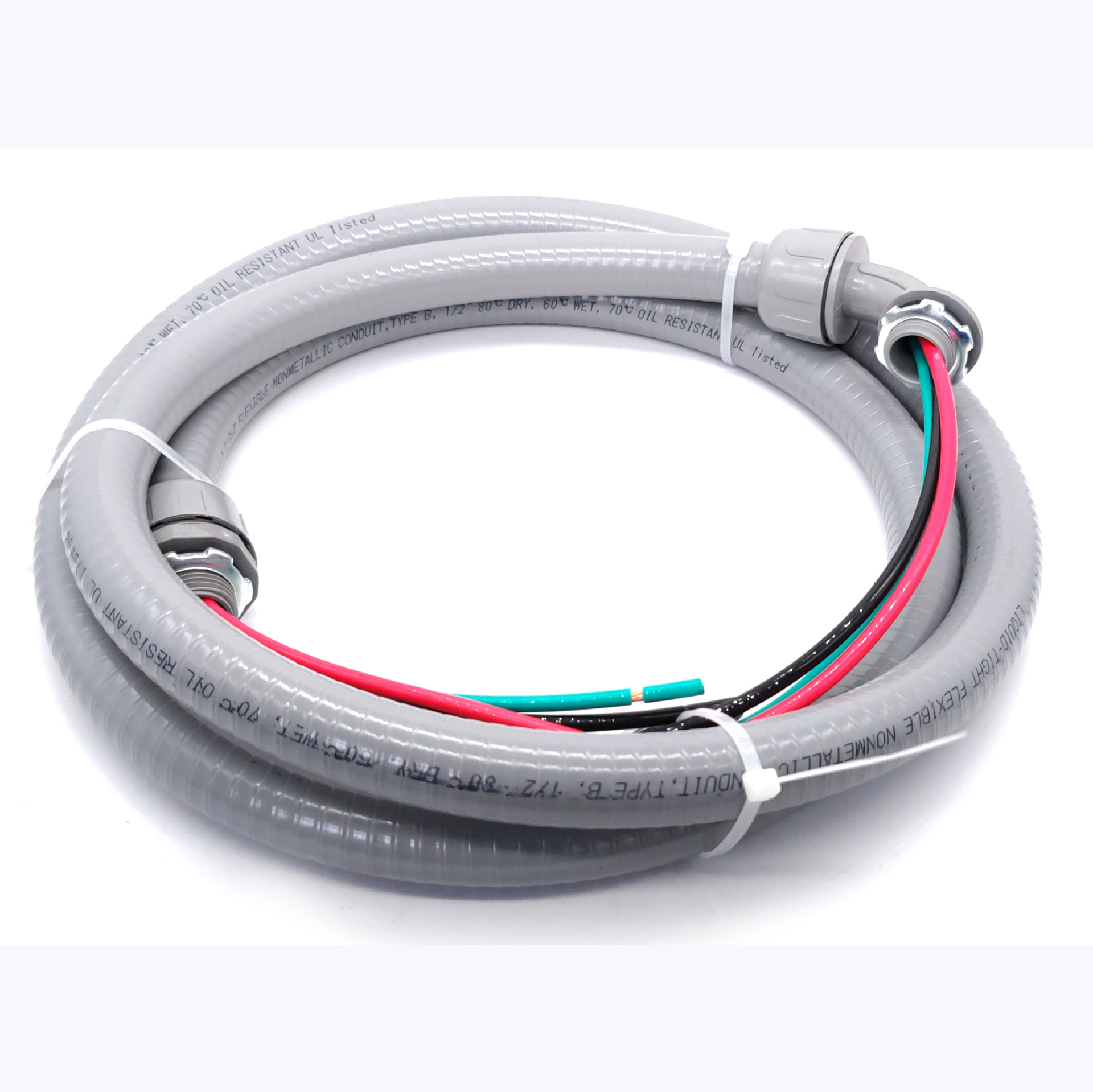 美标交流电缆，空调穿线管ACConduitwhip1/2",3/4"黄铜美标认证