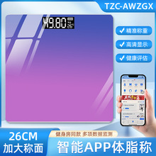 厂家货源电子秤批发代发跨境智能体脂秤充电体重秤家用小型人体秤