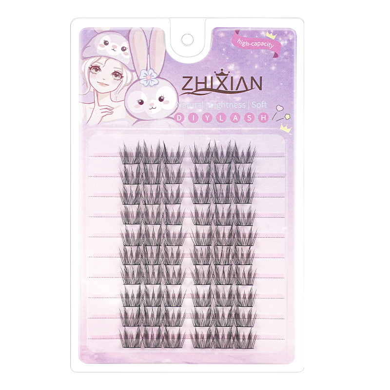 Pestañas postizas, retrato familiar, pegamento de gran capacidad, girasol, zorro, garra de gato, rollo de flores grande natural, pestañas silvestres puras