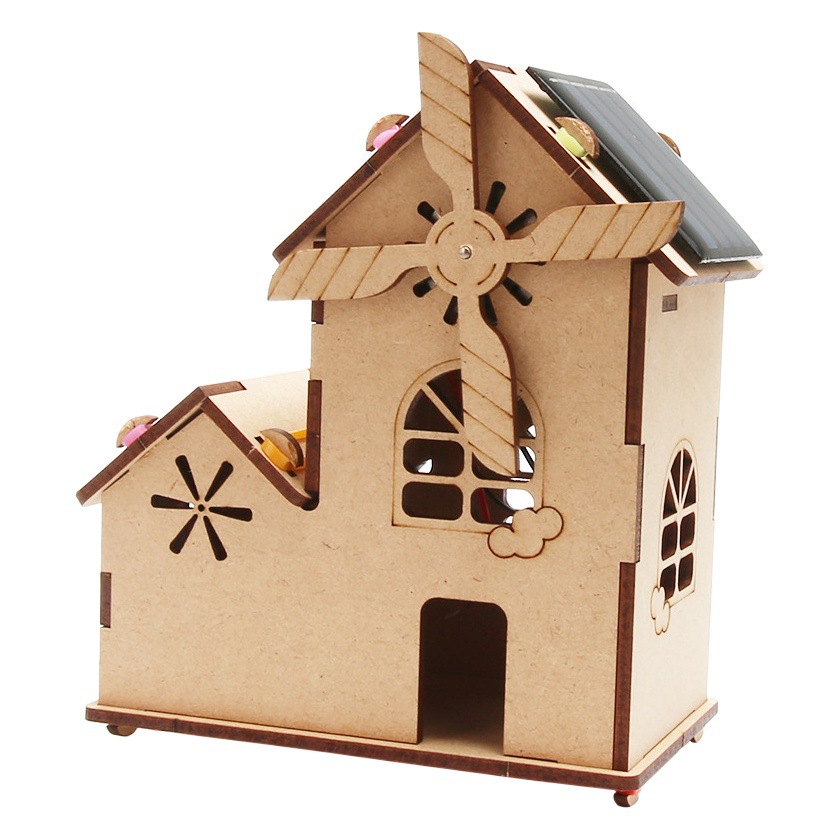 Solar cabina juguetes niños escuela ciencia experimento Tecnología pequeña producción hecha a mano DIY material juguetes al por mayor