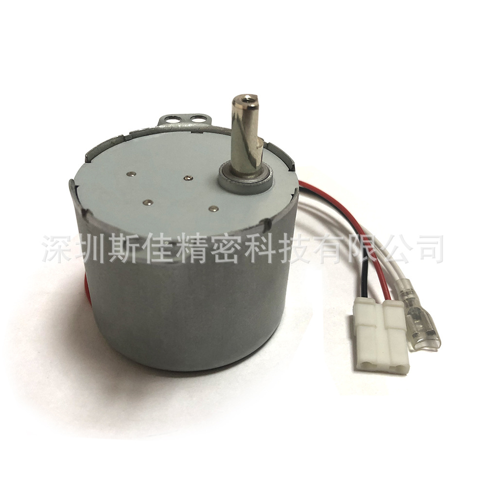 专业生产阀门窗帘百叶窗马达220V大扭矩低转速爪极式永磁同步电机