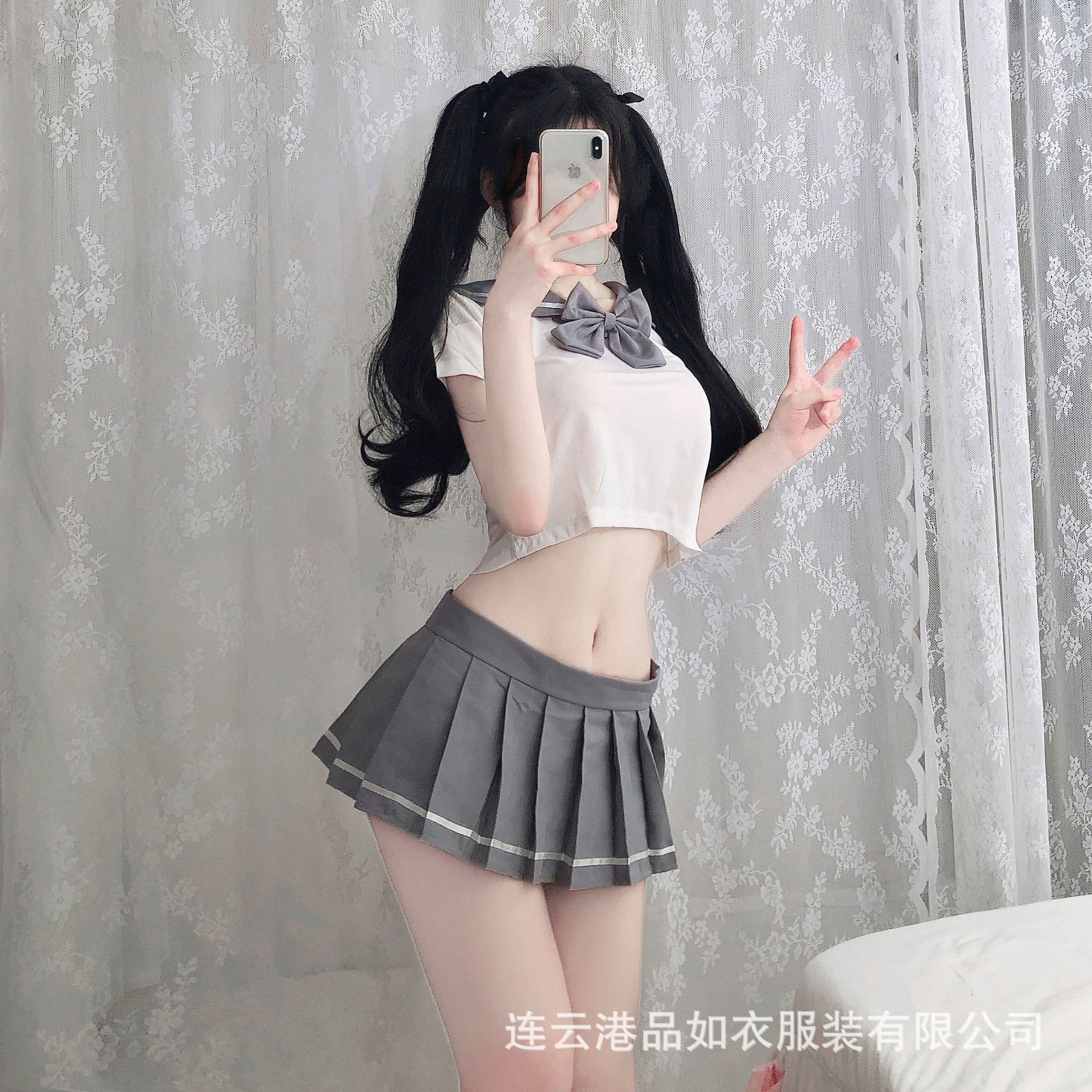 Guanyun New Sexy Internet Popular Style Student Lingerie Temptation Cute Short Skirt Academic Style JK Uniform 8600