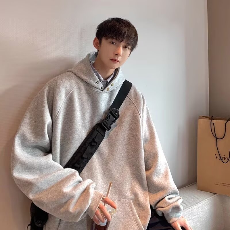 라이트 그레이 [버튼 버전 플러스 벨벳]