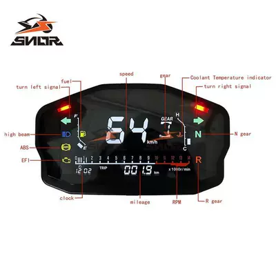 Modified Digital Speedometer Motosiklet cihazları