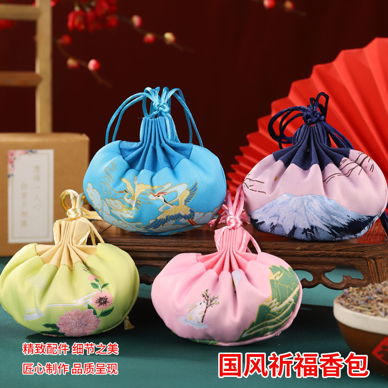 Festival del Barco del Dragón bolsa de brocado bolsa vacía bolsa de