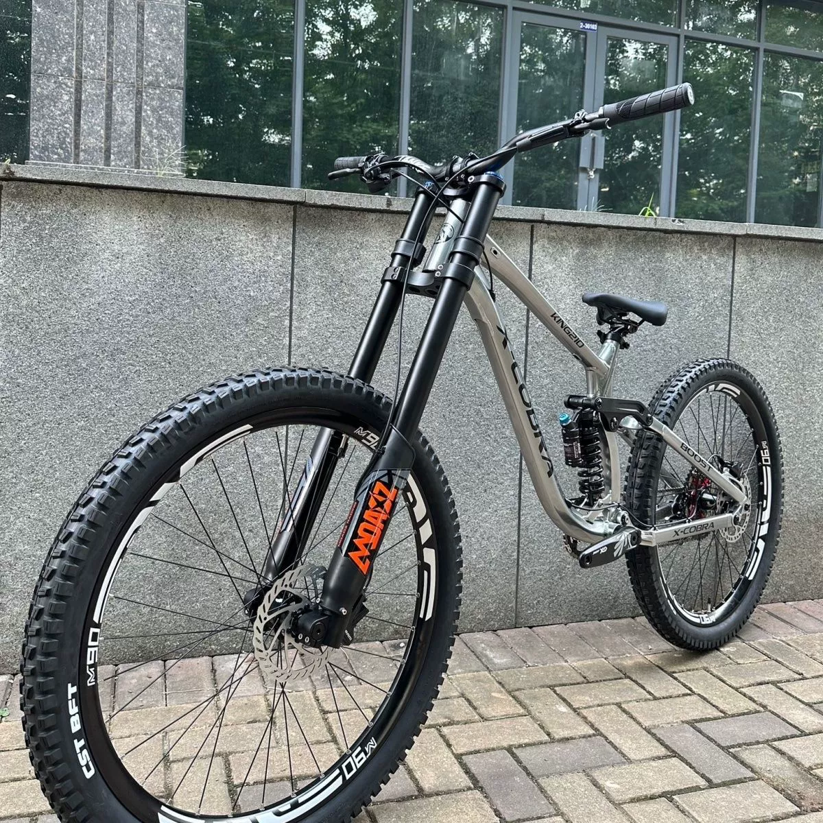 Cobra king210 мягкий хвост, лесной кроссовый велосипед с амортизацией, внедорожный, переключение скоростей 27.5