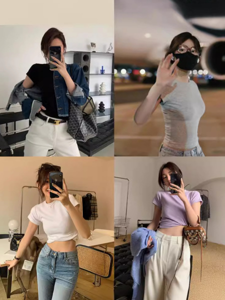 base brand short fashionable short sleeve T-shirt