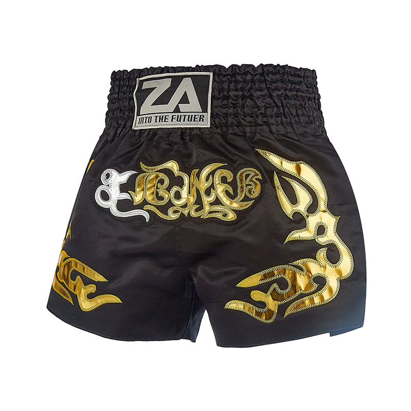 Boxing Training Shorts, Muay Thai Style, Satin Finish, Sizes XXXS(110)–XXXXL(200)
