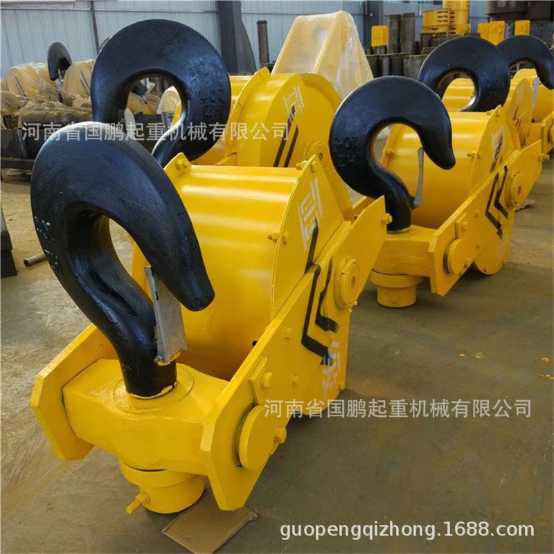 10吨铸钢轧制滑轮双梁吊钩组半封闭全封闭起重冶金防爆吊钩单双钩