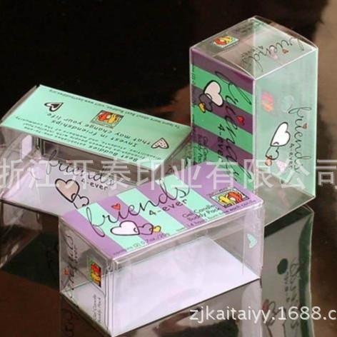 印刷加工大批量生产 根据客户要求制作logo透明pvc包装盒子