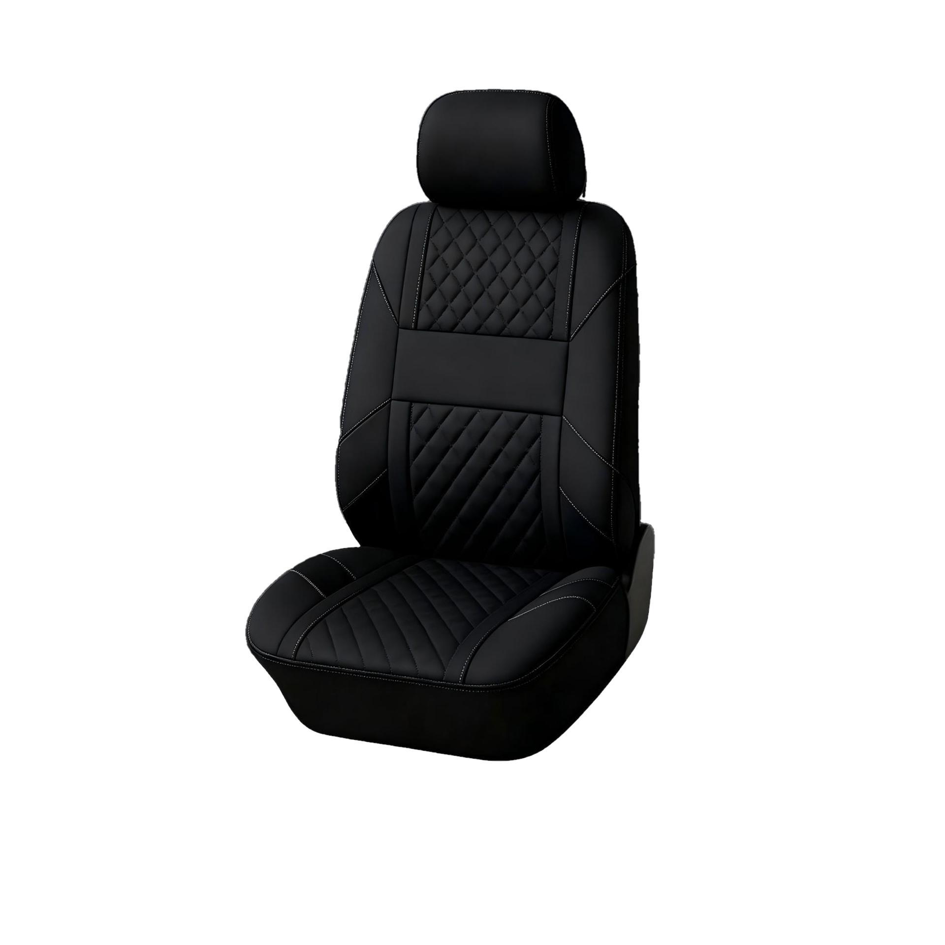 Manufacturer's universal car seat cover 3D horizontal stripe diamond pattern 9-piece set for five seats, suitable for cross-border e-commerce platforms like TEMU and Amazon