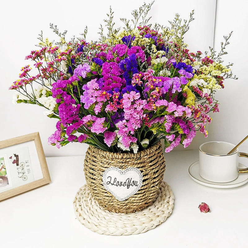 Юньнаньский незабудка и дыхание ребенка, букет из сушеных цветов, настоящие цветы, натурально сушеные украшения для дома, гостиной, продаются за фунт