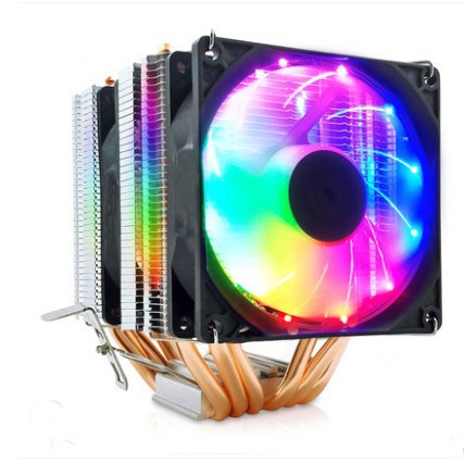 Computadora de escritorio 6 tubo de cobre cpu radiador ultra silencioso 1366AMD 1700 X79 2011 pin CPU ventilador