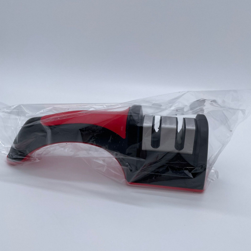 Dos secciones afilador de cuchillos simple afilador de piedra afilador de cuchillos artefactos de afilador rápido doméstico de afilador de cuchillos de cocina