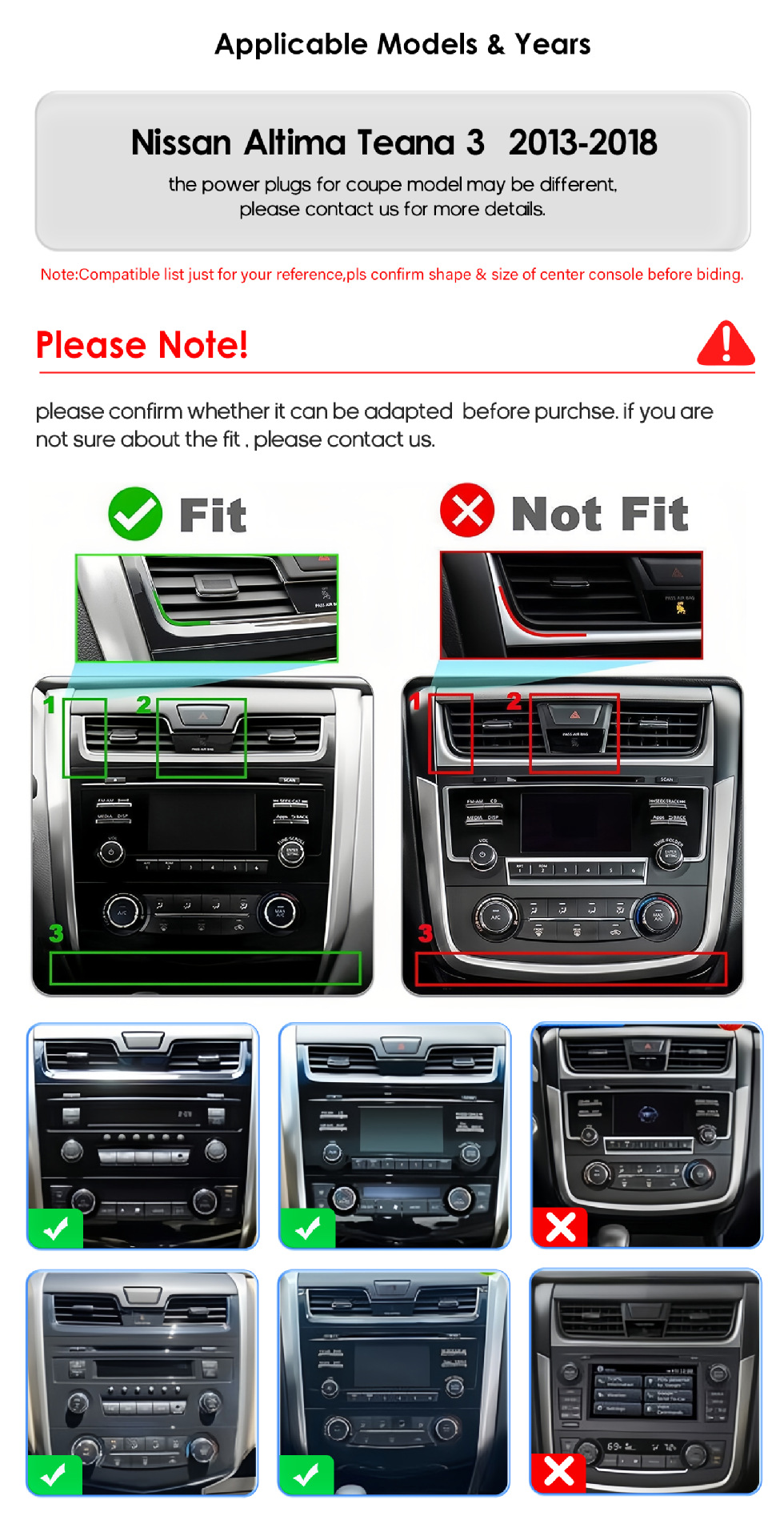 Suitable for Nissan Teana 2013-2018 models, Android navigation system all-in-one device with WIFI player, Nissan Teana