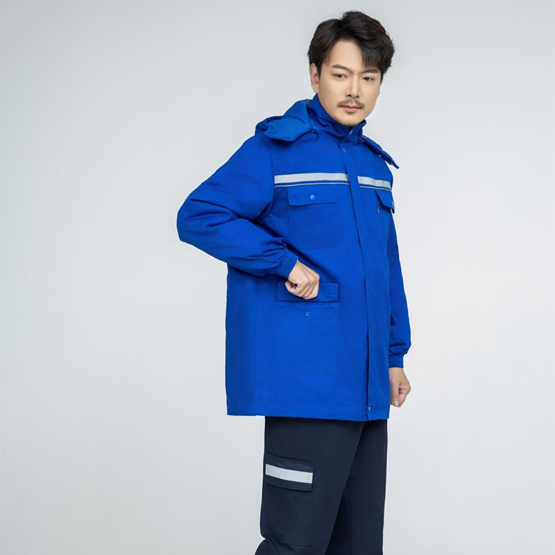 防静电棉服劳保服天然气加油站防寒保暖耐磨耐脏可拆卸工作服棉服|undefined