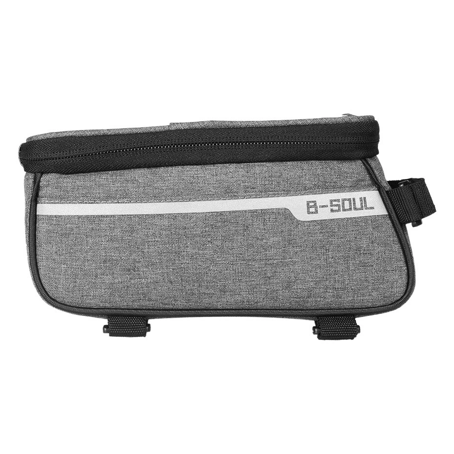 B- SOUL сумка для горного велосипеда передняя балка Сумка велосипедная Сумка дорожная Автомобильная Передняя сумка для верховой езды седельная сумка верхняя сумка для трубки