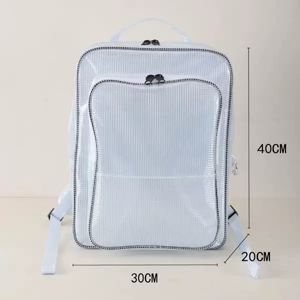 Cold-Resistant 40*30*20 Thickened Anti-Static Grid Backpack Korean Style Double Shoulder Load-Bearing 20Kgfab Bag