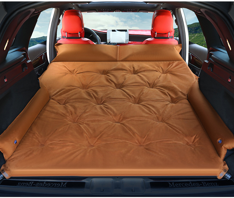 Car Inflatable Mattress for Rear Seat Suv Trunk Travel Bed Universal Car Mattress Sleeping Aid Air Mattress