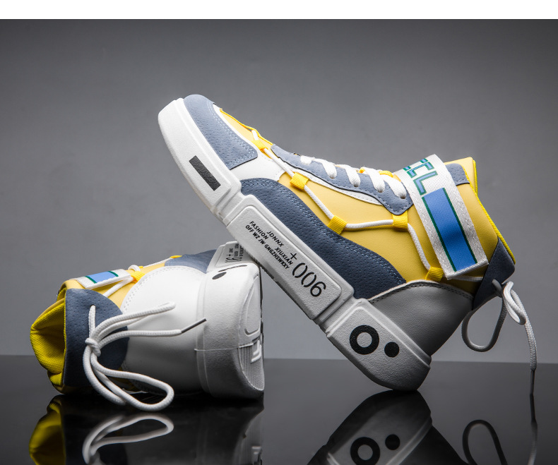 Hoge top herenschoenen zomer nieuwe casual sport Koreaanse versie trendy mode alle match heren groothandel_voghion.com