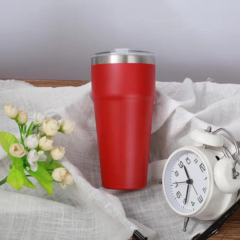 Comercio exterior nuevo acero inoxidable de doble capa 26oz taza de aislamiento caliente taza de automóvil portátil taza de café en stock image 8
