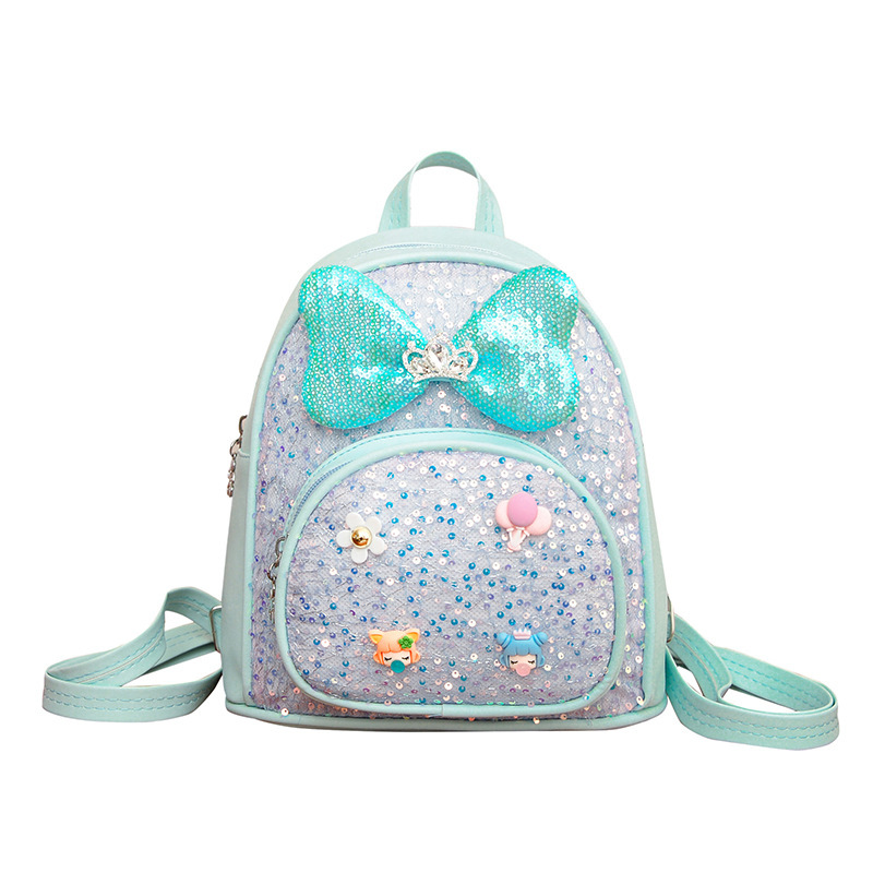幼稚園子供のバックパックかわいい赤ちゃん PU スパンコールバックパック外出遊びリトルプリンセススナックバッグ小さなスクールバッグ|undefined