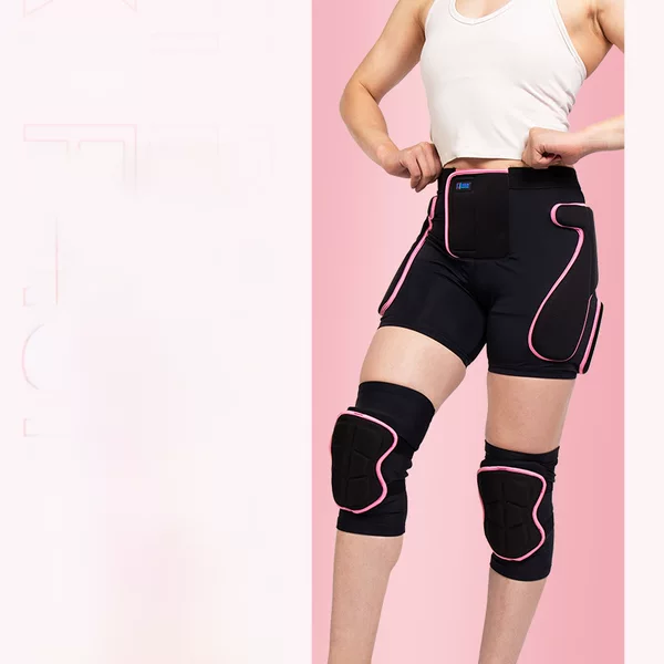 New ski knee pad hip pad suit adult anti-fall pants skating protective gear equipment reinforced knee pad hip pad